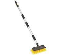 1.7M Large Angled Brush with Telescopic Handle - Flow Through Wash Brush