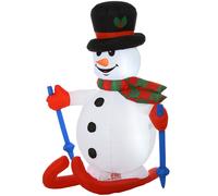 1.7m LED Polyester Snowman Christmas Inflatable