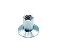 1/8” 1/4“ 1/2" 3/4” 1” 1-1/4” BSP Sanitary Stainless Steel SS304 Female Threaded Ferrule Pipe Fittings Tri-Clamp Adapters (Size : Ferrule 50.5mm, Color : 1")
