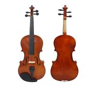 1/8 1/4 1/2 3/4 4/4 Acoustic Violin Solid Wood Violin Fiddle With Carrying Case Bow Beginners Musical Instrument (Color : 4-4)