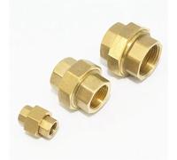 1/8" 1/4" 3/8" 1/2" 3/4" 1" BSP Female Brass Hex Pipe Union Fitting Connector Detachable,3/4",g
