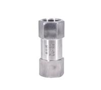 1/8" 1/4" 3/8" 1/2" 3/4" 1" BSP Female One Way Check Valve Non-Return Inline 304 316 Stainless Steel(1/2",SS316)