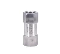1/8" 1/4" 3/8" 1/2" 3/4" 1" BSP Female One Way Check Valve Non-Return Inline 304 Stainless Steel(1/8")