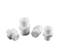1/8" 1/4" 3/8" 1/2" 3/4" 1" BSP NPT Male To Male Euqual Reducer PTFE Pipe Fitting Nipple Connector Adapter LAB(1l4 BSP To 1l2 BSP)