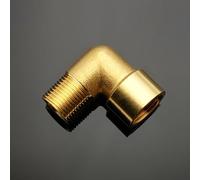 1/8" 1/4" 3/8" 1/2" 3/4" 1" Female x Male Thread 90 Deg Brass Elbow Pipe Fitting Connector