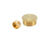 1/8" 1/4" 3/8" 1/2" 3/4" 1" in BSPP G Male Thread Brass End Plug Hex Head External Hexagon Head Cap