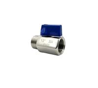 1/8" 1/4" 3/8" 1/2" 3/4" 1" Male Female Threaded Stainless Steel SS304 Ball Valve(1/8")