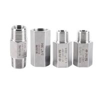 1/8 1/4 3/8 1/2 3/4 1 NPT Female Male Hex One Way Check Valve Non-Return Inline 304 Stainless Steel 1Pcs(1/8",Female to Female NPT)
