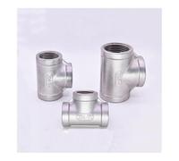 1/8" 1/4" 3/8" 1/2" 3/4" 1" to 2" BSPT Euqal Female Tee 3 Ways 316 Stainless Steel Pipe Fitting Water Gas Oil IDGTTLDF(1/4")