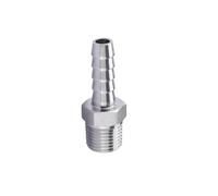 1/8" 1/4" 3/8" 1/2" 3/4" BSP NPT Male Female To 4 5 6 8 10 12 14 16 19 25 Mm Hose Barb 304 Stainless Steel Pipe Fitting Connetor(NPT Male,16MM BARB OD_3/4")