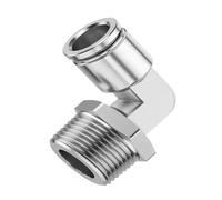 1/8" 1/4" 3/8" 1/2" 3/4" NPT Female Male Pneumatic Elbow 304 Stainless Push in Quick Connector Release Air(PL BSPT,16-03 (16MM-3L8)_1 PC)