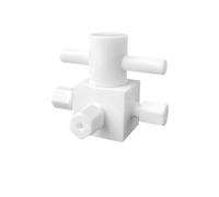 1/8" 1/4" 3/8" 1/2" 3 6 8 10 12 14 16 18 20 Mm Tube OD Compression Uoin PTFE Tee T/L Port Ball Valve Horizontal for Laboratory(16mm,T Port Horizontal)