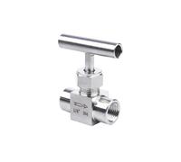 1/8" 1/4" 3/8" 1/2" BSP Female Thread 304 Stainless Steel Needle Valve Flow Control Valve(1/2")