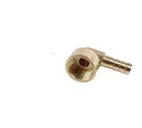 1/8" 1/4" 3/8" 1/2" BSP Female Thread To 6 8 10 12 14 16mm Hose Barb Elbow 90 Degree Brass Pipe Fitting Connector Adapter(8mm,3/8")