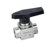1/8" 1/4" 3/8" 1/2" BSP NPT Female 316L 304 Stainless Steel Shut Off Ball Valve Water Gas Oil Propane Panel Install(1",BSPP_SS316)
