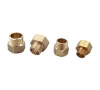 1/8" 1/4" 3/8" 1/2" BSP NPT Female to M12 M14 M16 M18 M20 M22 Metric Male Thread Brass Pipe Fitting Adapter Coupler Connector,F BSP1l2,M M20x1.5