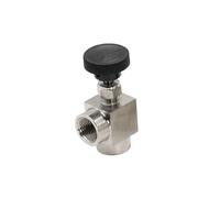 1/8“ 1/4” 3/8“ 1/2” Fractional Female Adjustable Needle Valve 90 Degree Stainless Steel 304(1/8")