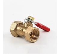 1/8 1/4 3/8 1/2 Lnch Female Thread Ball Valve Brass Connector Joint Copper Pipe Fitting 1Pcs(1/4")