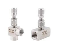 1/8" 1/4" 3/8" 1/2" NPT Female Straight Right-Angle 304 316 Stainless Steel Flow Rregulating Metering Needle(Npt-Flow Hole 1.2mm-Elbow Ss304,0.5 Inch)