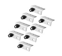 1/8/12PCS Heavy Duty Pivot Hinges Concealed Shaft Door with Bushing Invisible Cabinet Up and Down Hinge Hardware(8PCS)