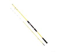1.8/2.1m Sea Boat Fishing Travel Pole, 10-60g Safe Load, 2500G Flat Ground Lifting Capacity, For Boat, Offshore & Pier Fishing(2.1m White Fruit Boat Rod with Straight Handle)