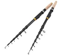 1.8-3.6m Ultrashort Telescopic Fishing Rod, Multifunctional Carbon Fish Pole for Various Fishing Activities for Outdoor Saltwater Freshwater(1.8m 133g)