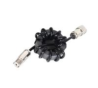 1.8-30MHz Shortwave Choke Magnet Ring for Radio 1:1 Current Balun M Male to M Female Connector Common Mode Current Suppression