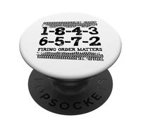 1-8-4-3-6-5-7-2 Firing Order Matters 18436572 V8 Big Block PopSockets Adhesive PopGrip