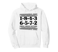 1-8-4-3-6-5-7-2 Firing Order Matters 18436572 V8 Big Block Pullover Hoodie