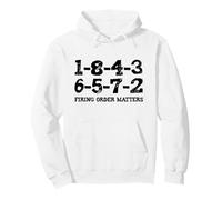 1-8-4-3-6-5-7-2 Firing Order Matters 18436572 V8 Big Block Pullover Hoodie
