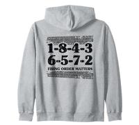 1-8-4-3-6-5-7-2 Firing Order Matters 18436572 V8 Big Block Zip Hoodie