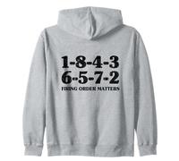 1-8-4-3-6-5-7-2 Firing Order Matters 18436572 V8 Big Block Zip Hoodie