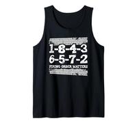 1-8-4-3-6-5-7-2 Firing Order Matters V8 Big Block 18436572 Tank Top