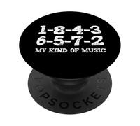 1-8-4-3-6-5-7-2 My Kind Of Music 18436572 V8 Big Block PopSockets Adhesive PopGrip