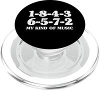 1-8-4-3-6-5-7-2 My Kind Of Music 18436572 V8 Big Block PopSockets PopGrip for MagSafe