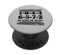 1-8-4-3-6-5-7-2 My Kind Of Music V8 Big Block 18436572 PopSockets Adhesive PopGrip