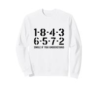 1-8-4-3-6-5-7-2 Smile If You Understand V8 Engine 18436572 Sweatshirt