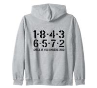 1-8-4-3-6-5-7-2 Smile If You Understand V8 Engine 18436572 Zip Hoodie