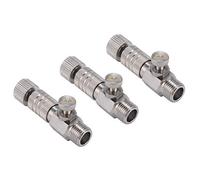 1/8" Airbrush Air Hose Quick Release Disconnect Coupler Release with Air Adjustment Valve Adapter, 1/3/5 Pcs