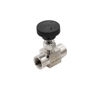 1/8 and Quot 1/4 and 3/8 and 1/2 and BSP Equal Female Thread SS 304 Stainless Steel Flow Control Shut Off Needle Valve(1/2")