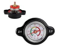 1.8 Bar High Pressure Radiator Cap 25.6Psi With Temperature Gauge For Kawasaki Motorcycle ATV