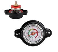 1.8 Bar High Pressure Radiator Cap 25.6Psi With Temperature Gauge For Yamaha Y80 YZ85 YZ450F YZ426F Y250W YZ250F WR250F WR426F Motorcycle ATV