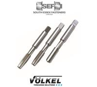 1/8" BSP (G) HSS 3pcs Tap Set (Taper, Second & Plug) Made by Volkel Germany