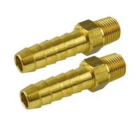 1/8" BSP Male Thread Hose Tail 1/4" (6mm) Fitting 2 Pack FT077