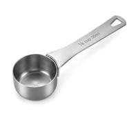 1/8 Cup 30ml Single Measuring Spoon, Stainless Steel Measuring Spoon Multi-Purpose Coffee Scoop Reusable 2 Tablespoon with Long Handle for Coffee, Tea, Sugar & Baking Home Restaurant