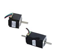 1.8 degree 28BY 2-phase 4-lead NEMA 8 Stepper electronic starter 28mm Stepping electronic starter Single/Dual Shaft for SMT Dispensing Machine ICXLPMC(Model C Dual Shaft)