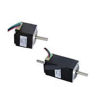 1.8 Degree 28BY 2-phase 4-Wire NEMA11 28mm Stepper electronic starter Single Axis/Dual Shaft CZAOINCU(Model C Dual Shaft)