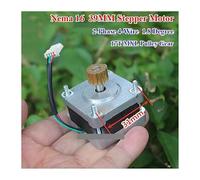 1.8 Degree NEMA16 39MM Stepper electronic starter 2-phase 4-wire Stepping electronic starter 5mm shaft 17 Teeth MXL Pulley Wheel for 3D Printer CNC Robot ICXLPMC