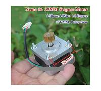 1.8 Degree NEMA16 39MM Stepper electronic starter 2-phase 4-wire Stepping electronic starter 5mm shaft 17 Teeth MXL Pulley Wheel for 3D Printer CNC Robot AUOQKQUT