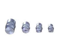 1/8 Inch /4PCS /1 Points 25 Degree Fan Nozzle Atomizing Stainless Steel Dust Cleaning Spray Head High-Pressure Garden for Garden Irrigation